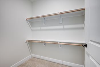 Empty shelves